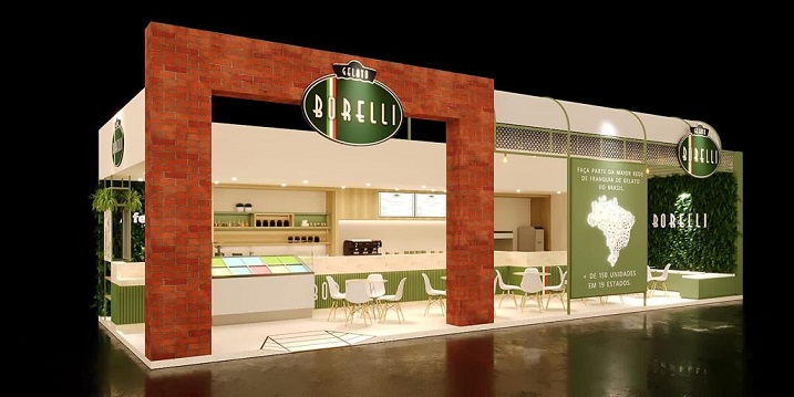 Gelato Borelli leva loja completa para ABF Franchising Expo 2023