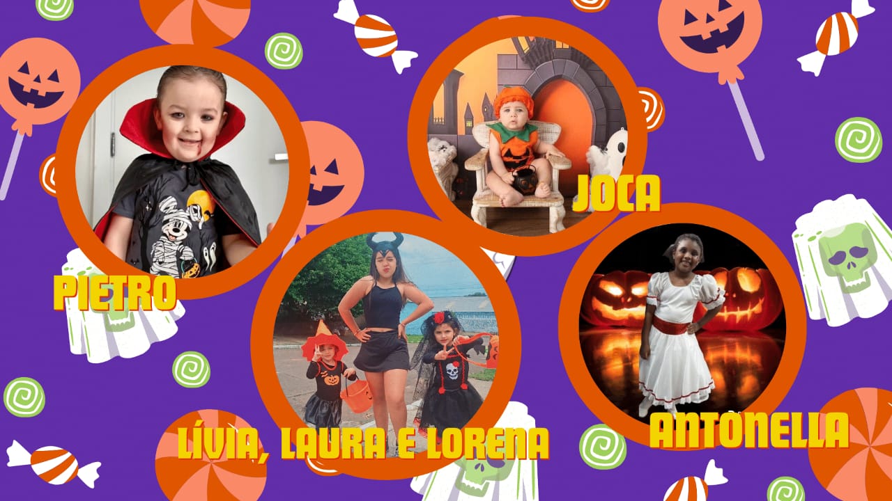 Crianças se Fantasiam e Encantam com Doces e Travessuras