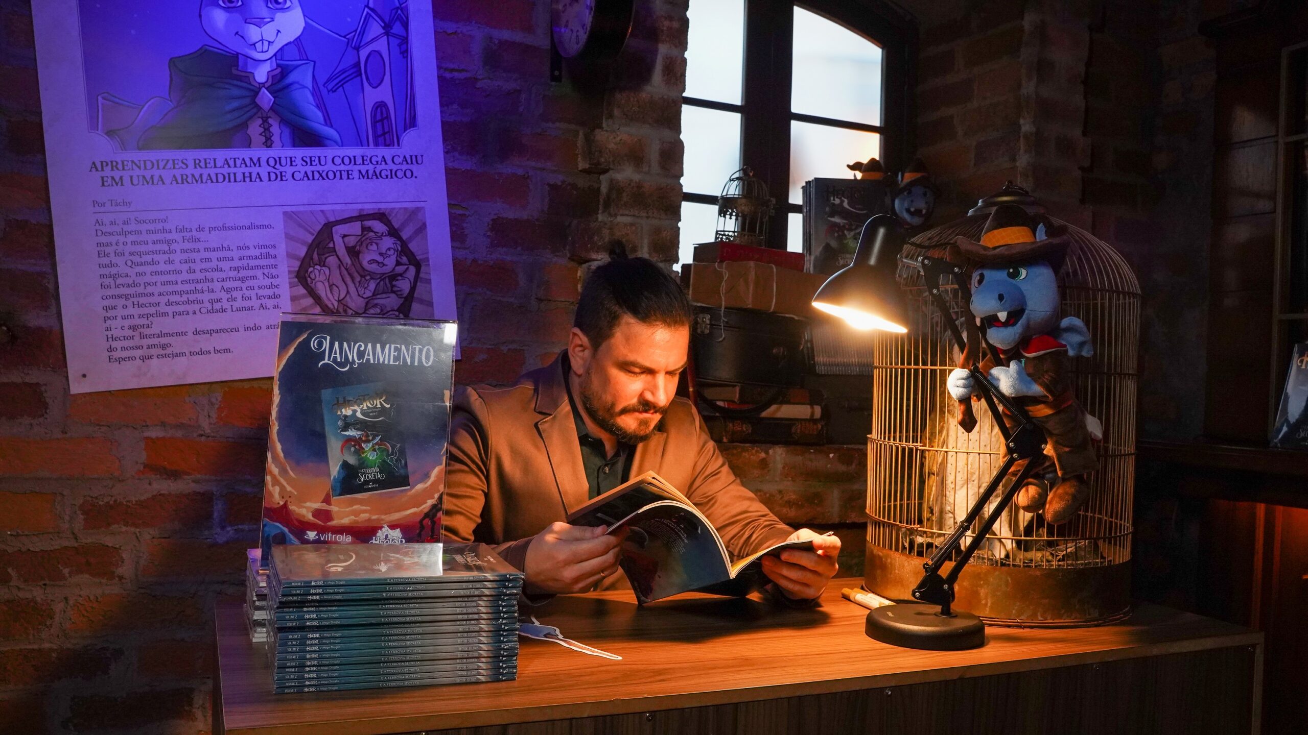 Documentário revela as origens do mundo mágico da HQ Hector e a Ferrovia Secreta