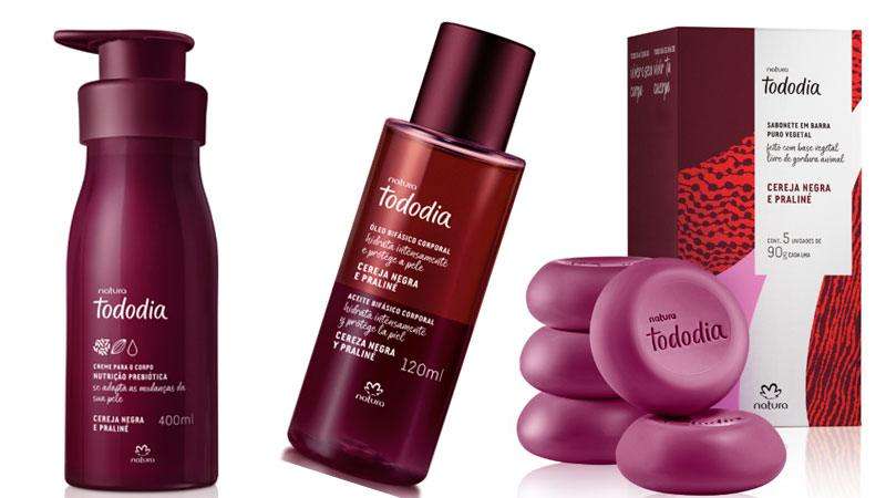 Natura aposta na tendência cherry e lança nova linha Tododia