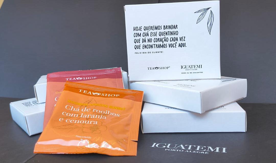 Iguatemi celebra o Dia do Cliente com distribuição de chás da Tea Shop